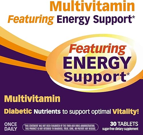 Miniatura 9 de Nature's Way alpha betic, multivitamínico diabético para apoyo nutricional diario, con vitaminas B para apoyo al metabolismo energético*, ácido alfa