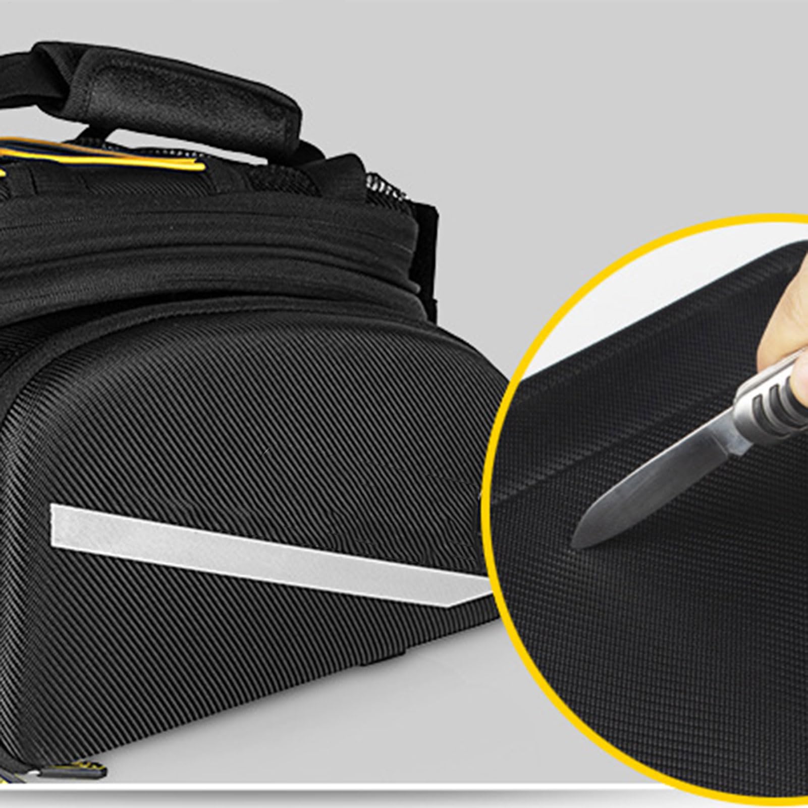 Borsa Da Bici Pannier Organizzatore Per Portapacchi Posteriore Biciclette | Grande Borsa Impermeabile Elettronica per Viaggi Ciclismo Escursionismo Shopping
