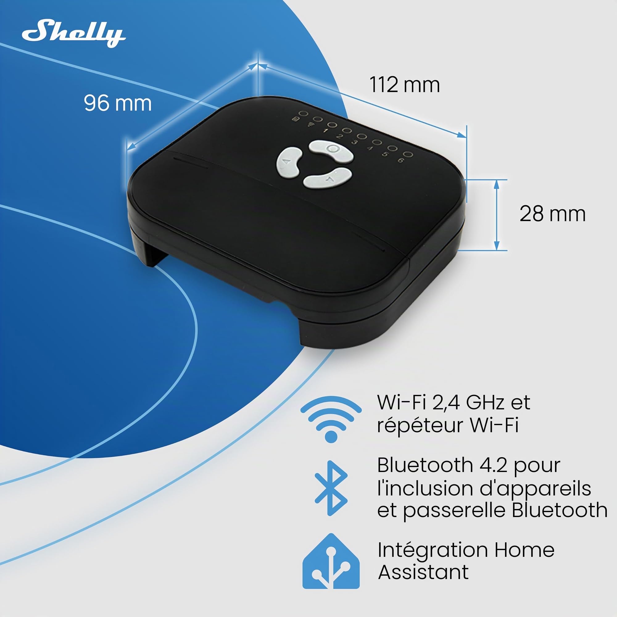 Shelly Europe FRANKEVER Sprinkler Controller FK-06X – Contrôleur d'irrigation de Jardin connecté Wi-FI, 6 Zones, Durée et débit d'arrosage réglables, Sorties 24 VAC, Shelly Smart Control app