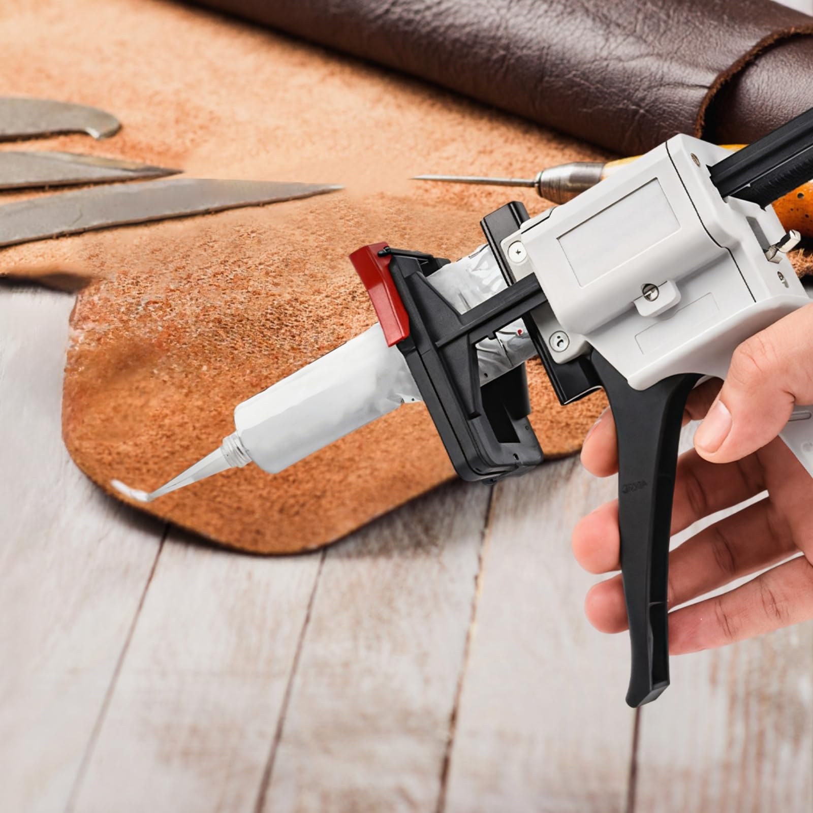 LUMINFLY Metal Grip Tube Squeezer Gun for Toothpaste, Cream, and Adhesive - Trigger Handle for Easy Squeeze Control