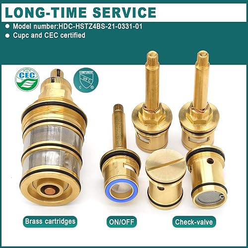 Miniatura 4 de HOMEDEC Sistema de ducha de lujo dorado cepillado de 16 pulgadas con chorros de cuerpo, juego de grifo de ducha con 6 chorros de pulverización de