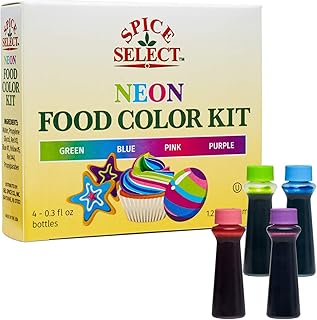Sponsored Ad - Spice Select Neon Food Colors Blue Green Pink Purple 1.2 Oz