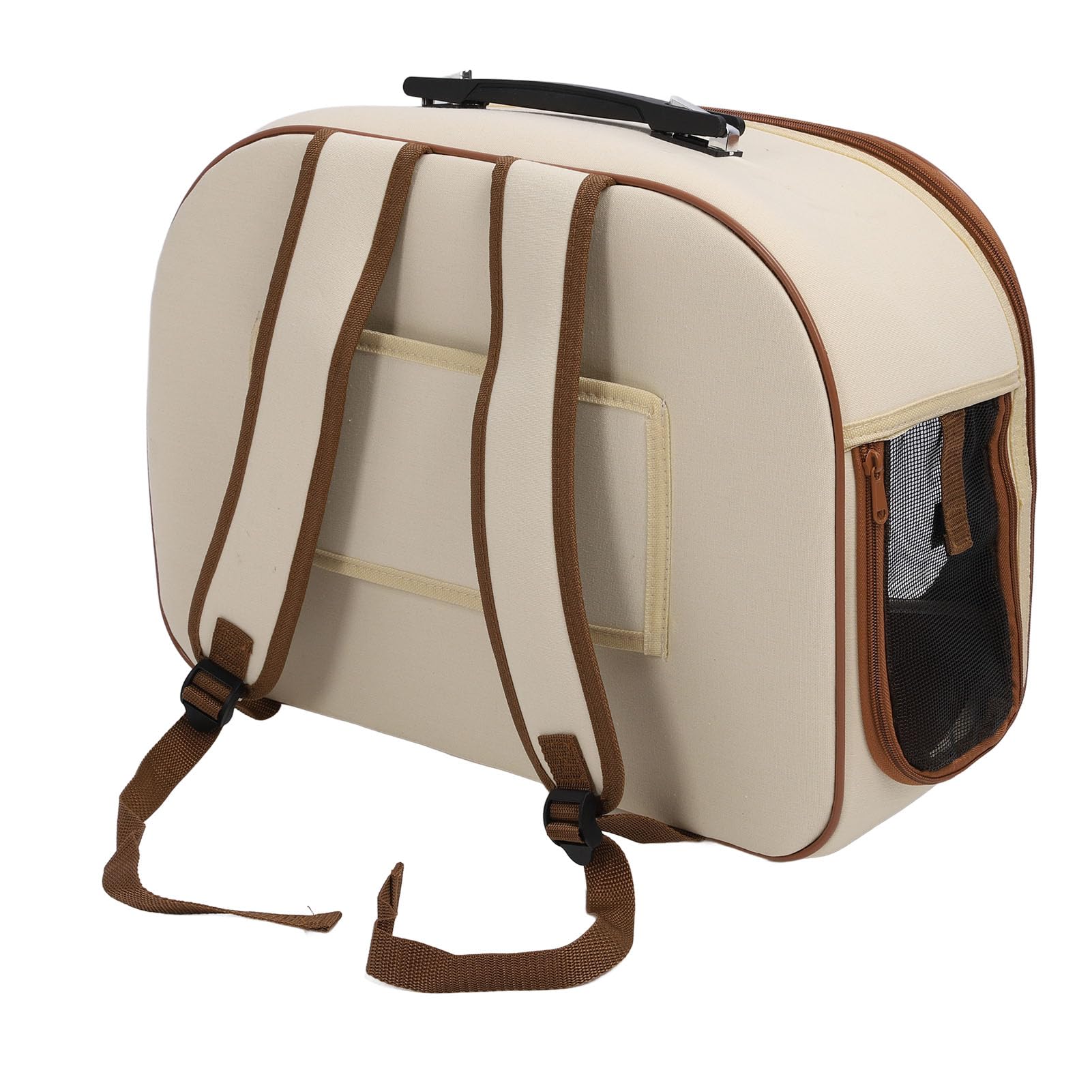 Transportín para Mascotas con Ruedas, Transportín para Perros con Asa Telescópica y Correa Desmontable para Al Aire Libre, Bolsa de Viaje para Gatos y Perros de Menos de 12,5 KG