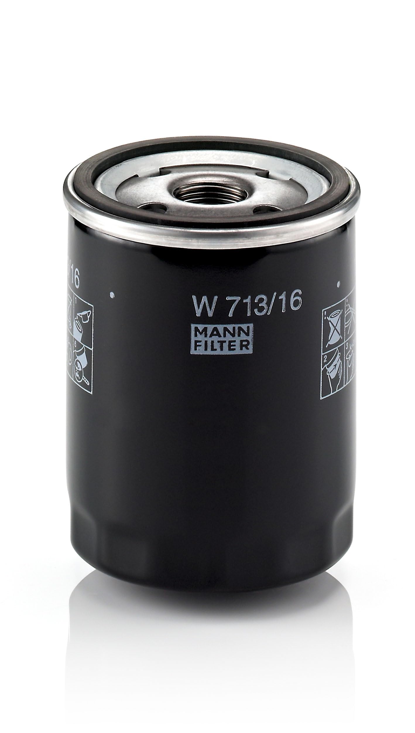 MANN-FILTER W 713/16 Oil Filter - for Cars + Transporters