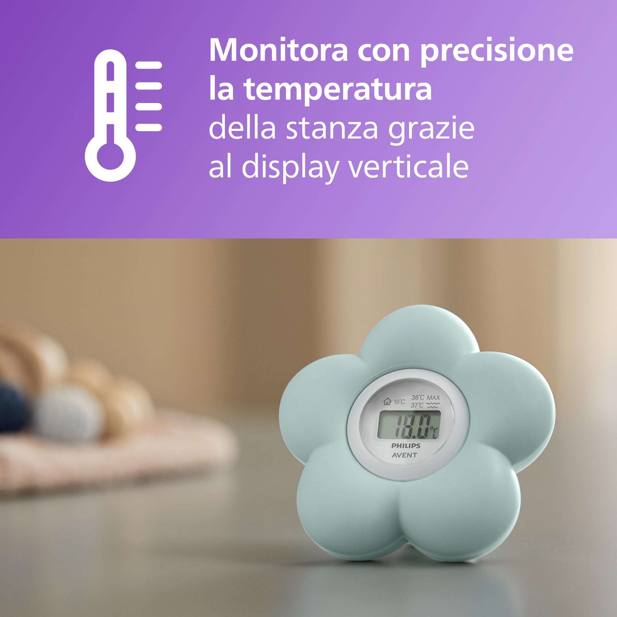 Philips Avent Termometro Digitale SCH480/00, 160 G