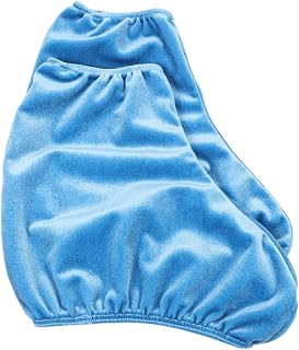 MUELODSIC Fundas para Patines de Hielo y Artísticos Resistentes al Desgaste Cubre Botas Reutilizables para Botas de Patinaje Color Azul XL