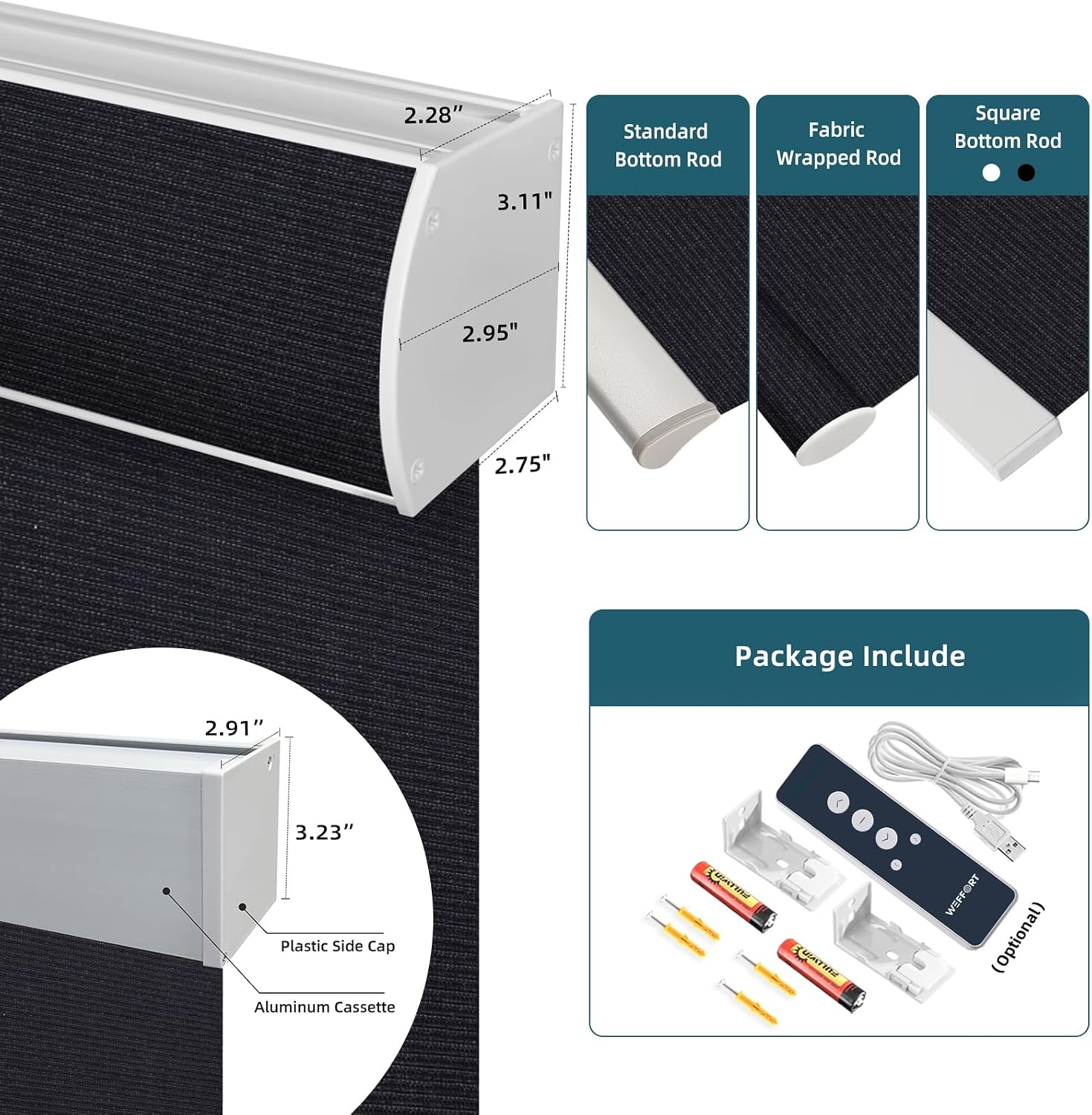 Diagram showing solar charger installation and window application tables
