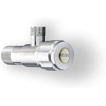 Edelstahl Eckventil Waschbecken Wandanschluss Regulierventil 3 8 Oder 1 2 3 8 Amazon De Baumarkt