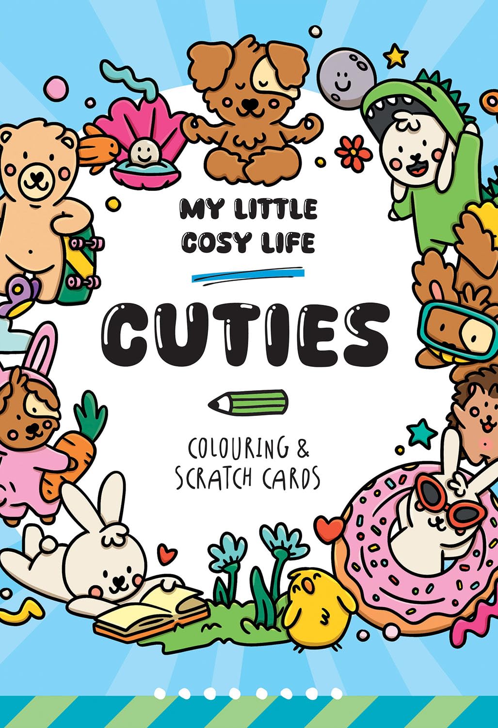 My Little Cosy Life Cuties Colouring & Scratch Cards (Novelty Activity Wallets)