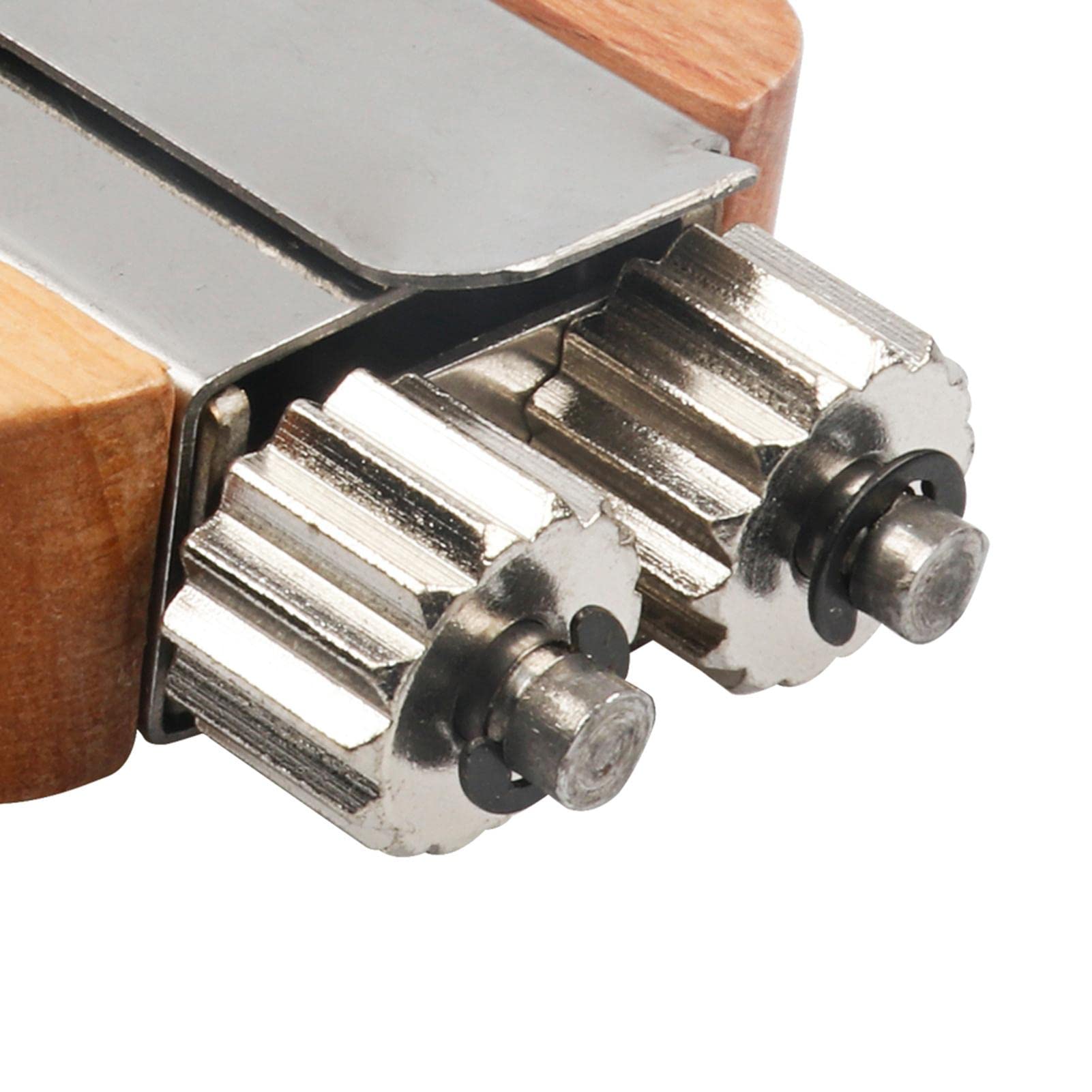 Tendicavo per apicoltura – Strumento di serraggio in filo di acciaio con manico in legno e ruote in metallo | Pinza crimpatrice per telaio alveare, tendicavo per apicoltori
