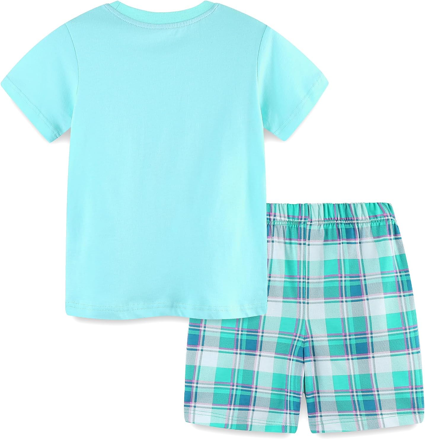 Bumeex Toddler Boy's Short Sleeve T-Shirt and Short Outfit Set 2-7T - Image 2