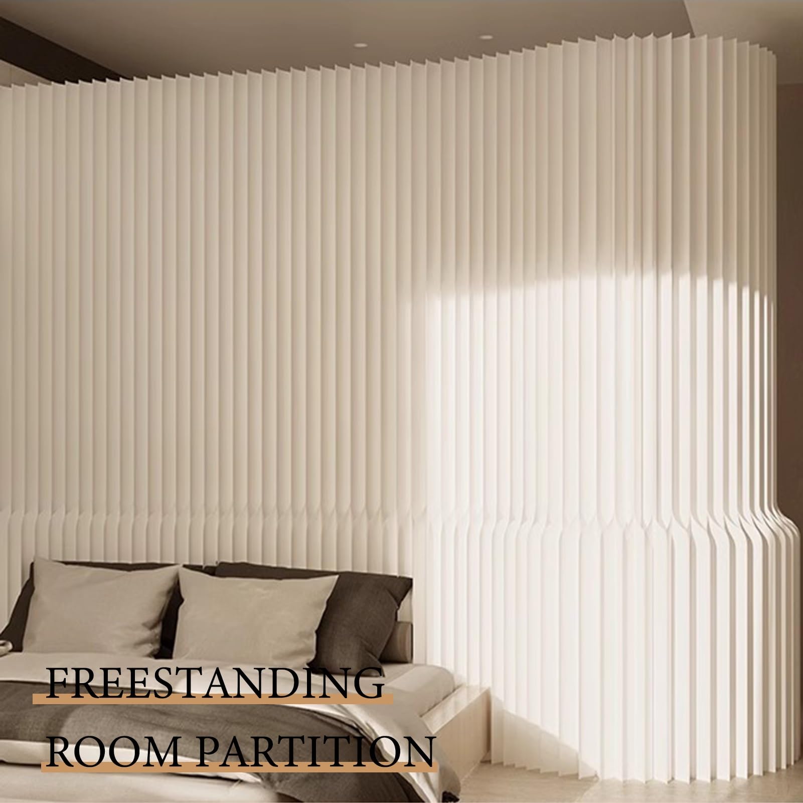 Biombo Separador Oficina En El Hogar Divisor De Habitación Retráctil Pantalla De Pared De Papel Plegable, Pantalla De Privacidad De Partición Independiente Interior para El Dormitorio del Restaurante