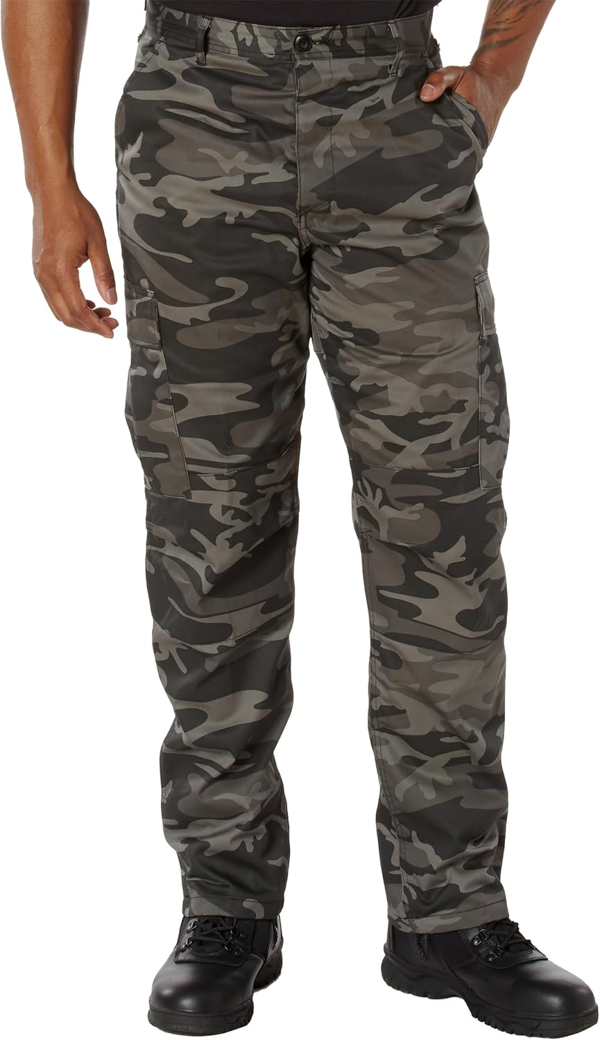 Rothco Relaxed Fit Zipper Fly Tactical BDU Pants – Cargo Hiking EDC Work Uniform - Image 5