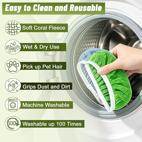 Floor Mop Cloths for Swiffer Wet Floor Mop Pack of 10 Wet Dry Mop Pad