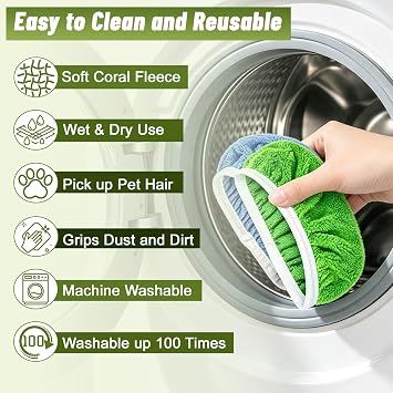 Floor Mop Cloths for Swiffer Wet Floor Mop Pack of 10 Wet Dry Mop Pad