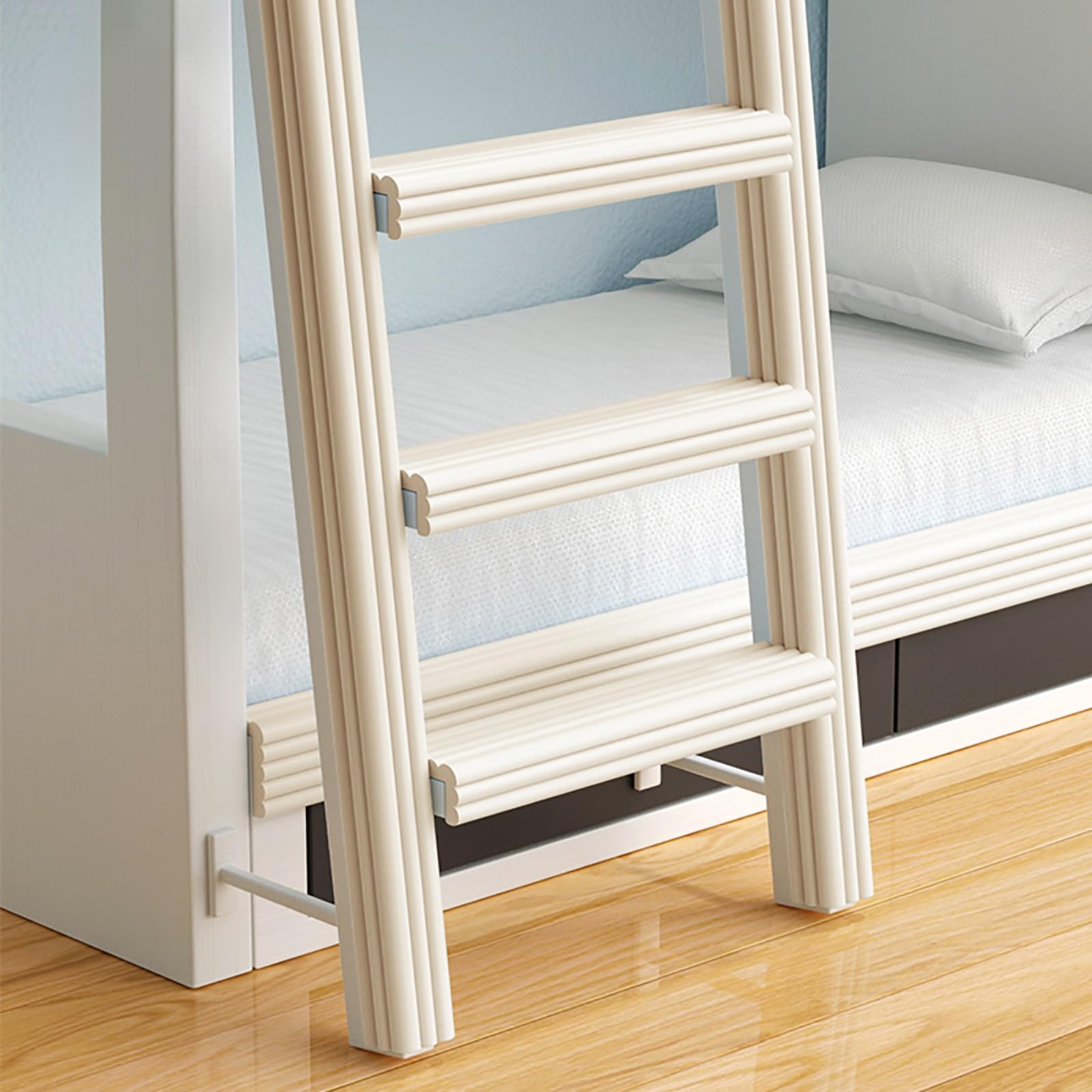 Paraspigoli Cuscinetti Per Scalette Di Letti A Castello Per Dormitori Morbido Extra-largo, Autoadesivo Imbottitura In Schiuma Per La Copertura Della Scala Del Letto Per Pedane Di Trazione(Beige,20m/65