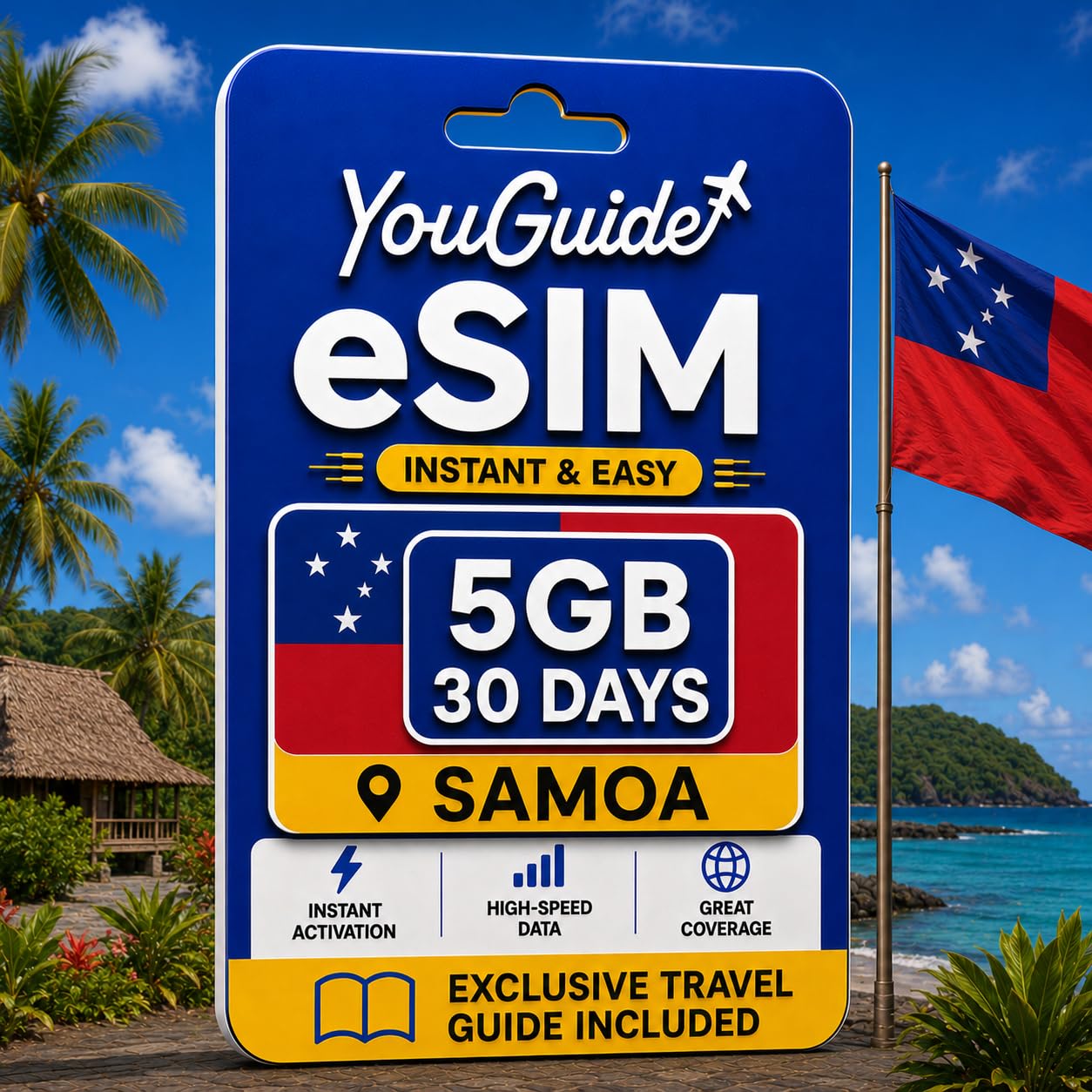 Samoa eSIM 5GB 30Days