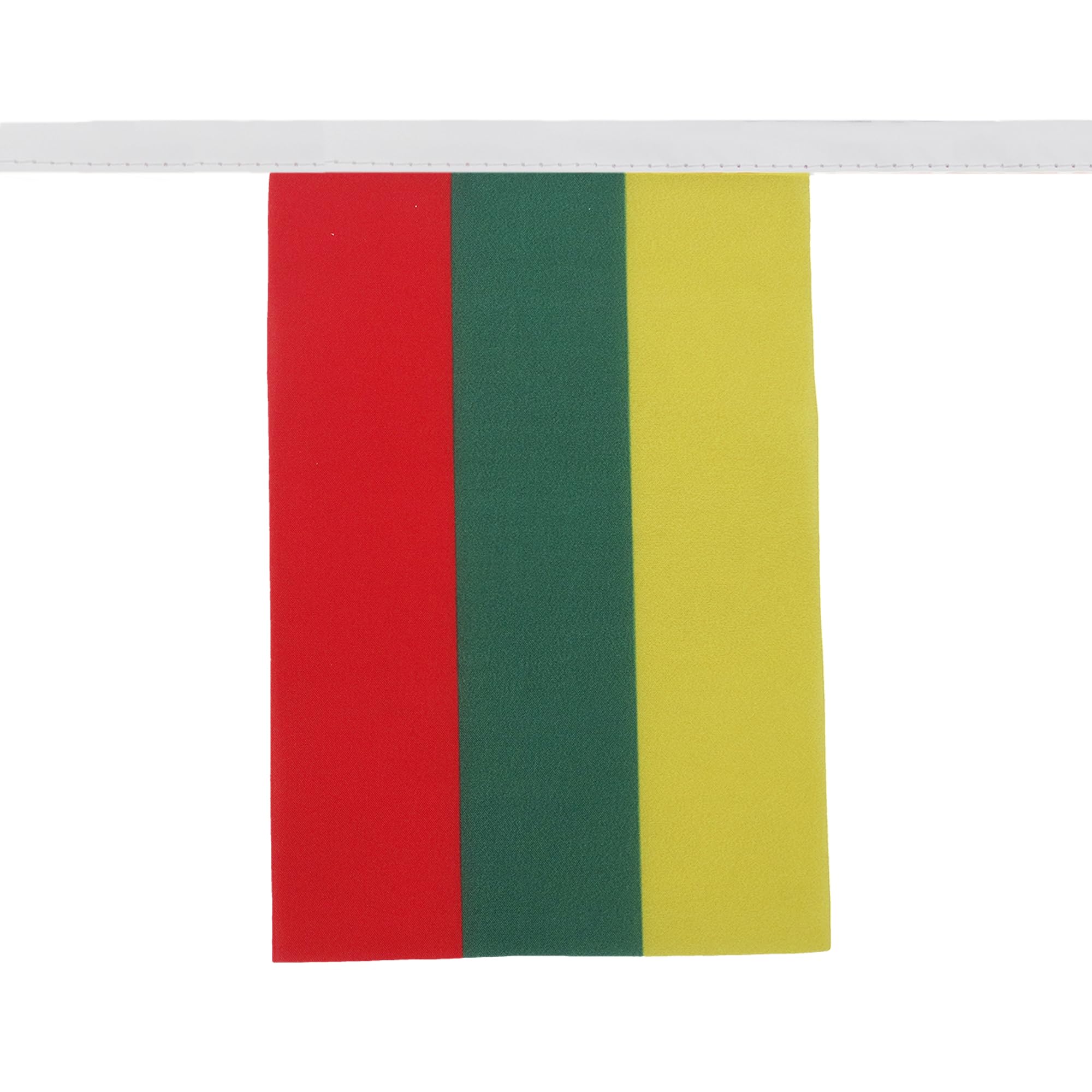 AZ FLAG Lithuania Bunting Flag, 20 Ft Garland with 20 Small Lithuanian Flags 8'' x 6'', 100% Polyester String Pennant, 6 meters — view 2