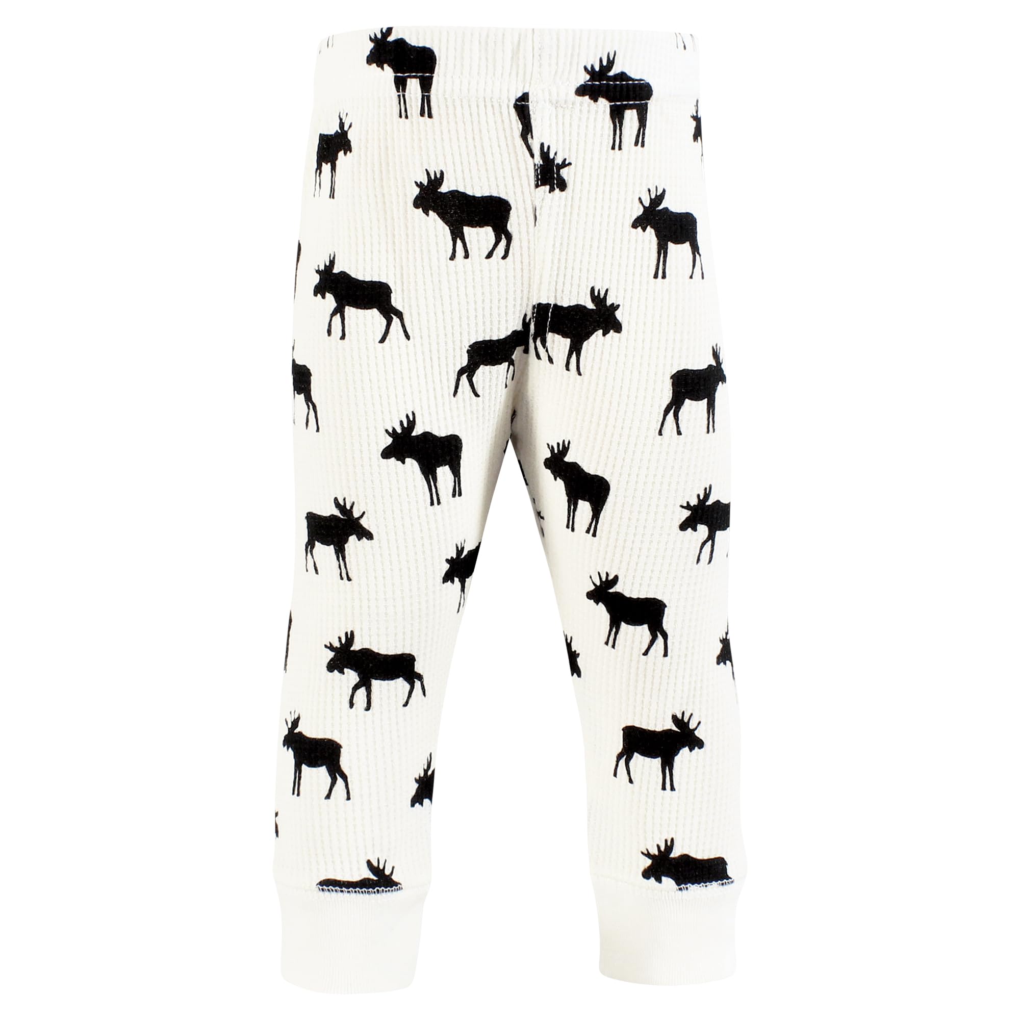 Hudson Baby Pantaloni termici alla caviglia unisex per bambini, 4 pezzi, arcobaleno creativo, 12-18 mesi