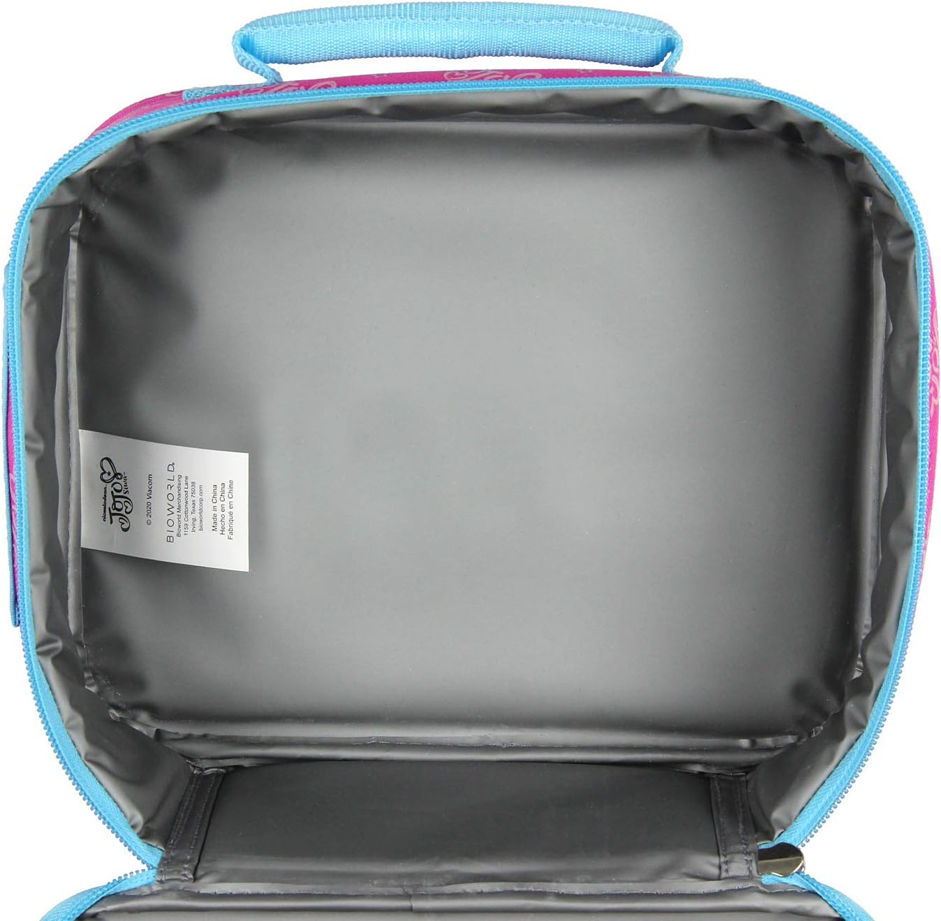 Bioworld Jojo Siwa You Glow Girl Soft Kit Insulated Lunch Box Cooler 10"