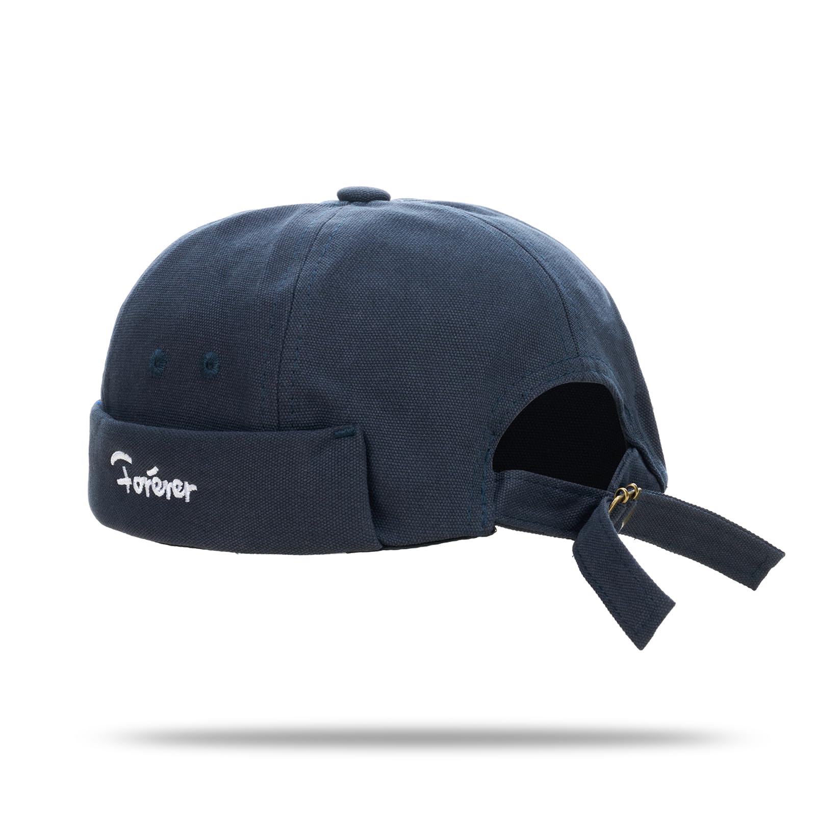 YAMEE Docker Cap męska czapka marynarska w stylu vintage, haftowana, damska, modna czapka beanie, uniseks, regulowana, czapka marynarska męska na co dzień, czapka motocyklowa (obwód czapki: 56-58 cm)
