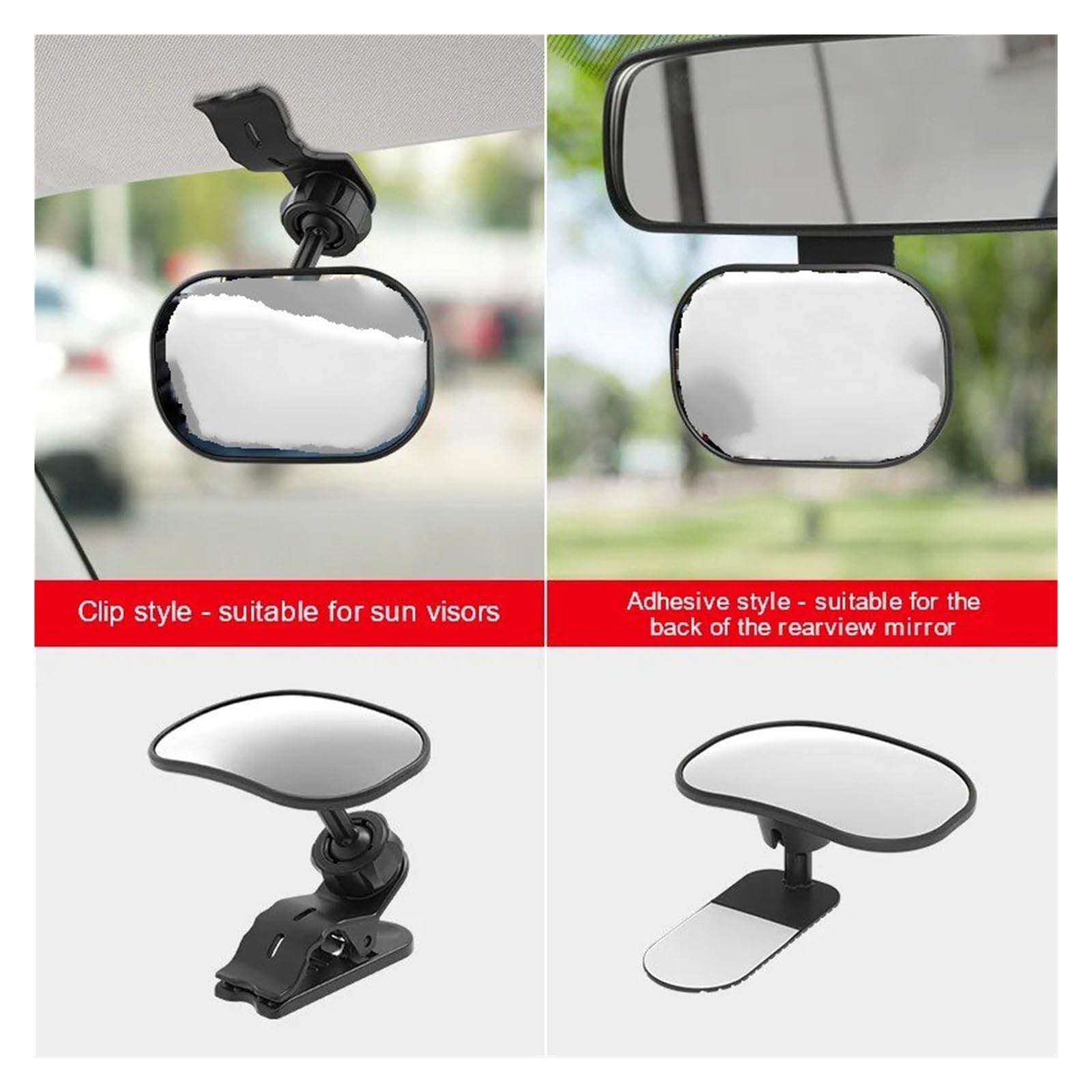 Retrovisor Panorámico Cóncavo Coche Espejo De Observación Para Bebé En El Interior Del Coche
