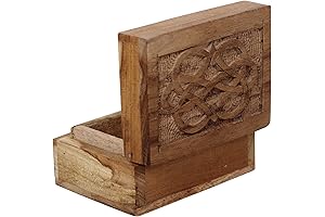 Exquisitely Crafted Mango Wood Jewelry Box: A Timeless Treasure for Your Cherished Trinkets