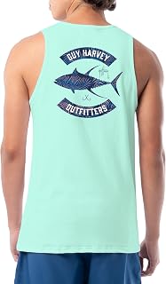 Guy Harvey Men's OG Cotton Graphic Tank Top
