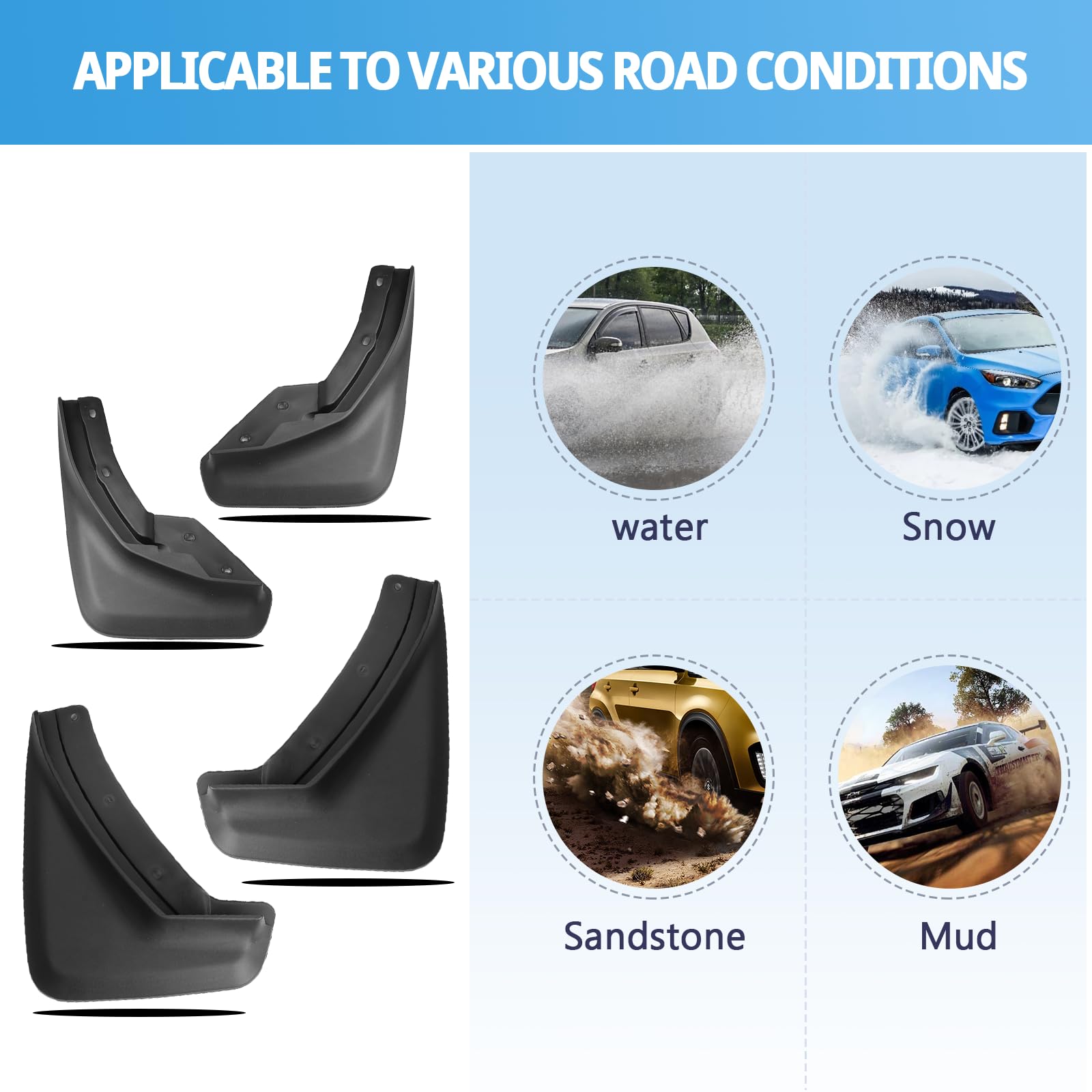 Compatible With Volvo For XC40 2023 2024 Fenders Mud Guard Flaps - View #6