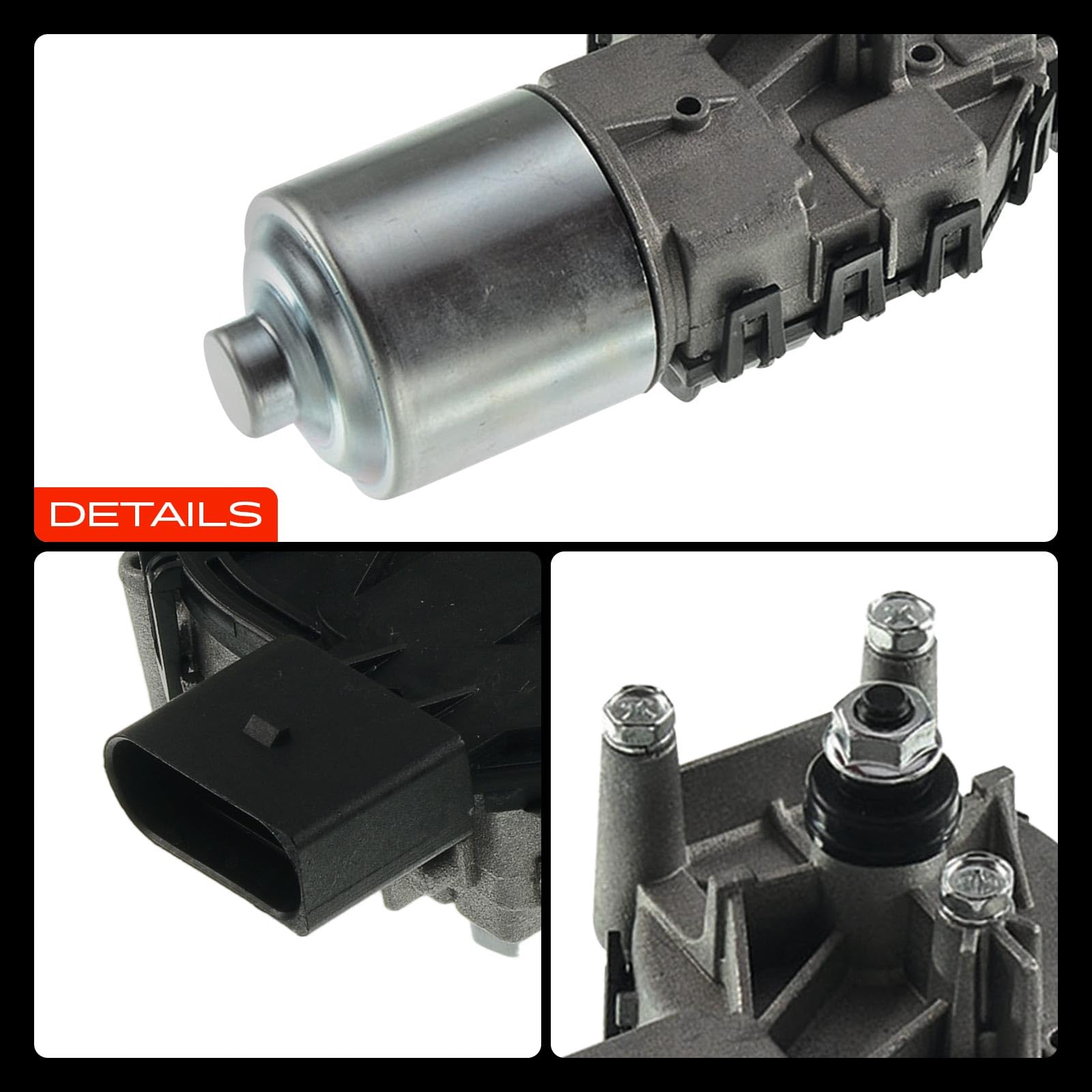 Frankberg Motor del limpiapardelisas Compatible con Focus II DA DP HCP Focus II cabrio Focus II Turnier DA DS FFS Focus II Berlina DB DH FCH Replace# 1329835