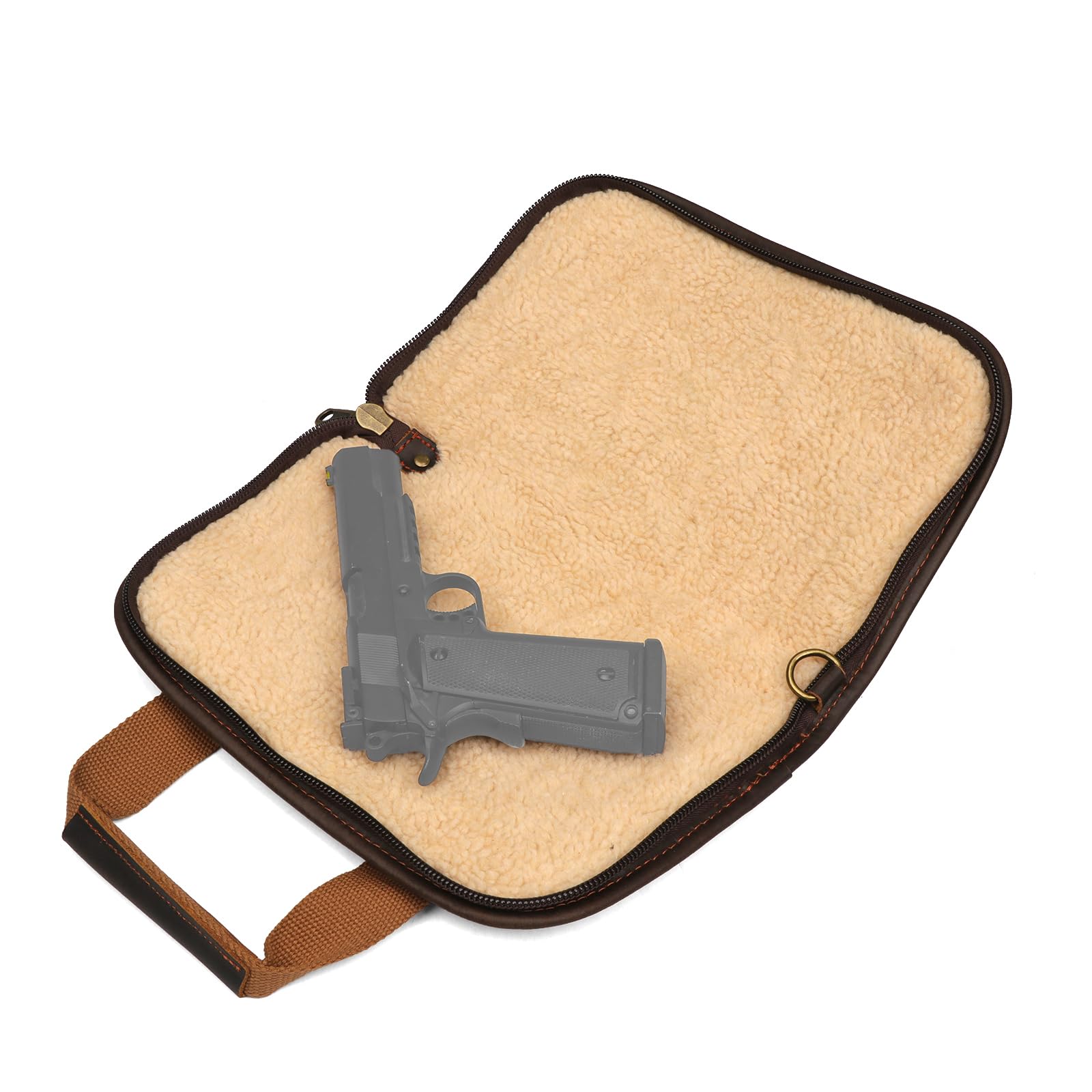 TOURBON Borsa imbottita per pistola Custodia in tela per pistola Custodia per pistola nascosta con porta caricatore per poligono di tiro