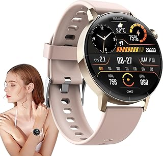 Eastuy Glucose Monitoring Watch, Non-Invasive Glucose Monitor Wearable, IP67 Waterproof Non-Invasive Blood Glucose Test, 1.43-Inch Screen, 30 Sports Modes, Blood Oxygen Sleep Monitoring Tracking