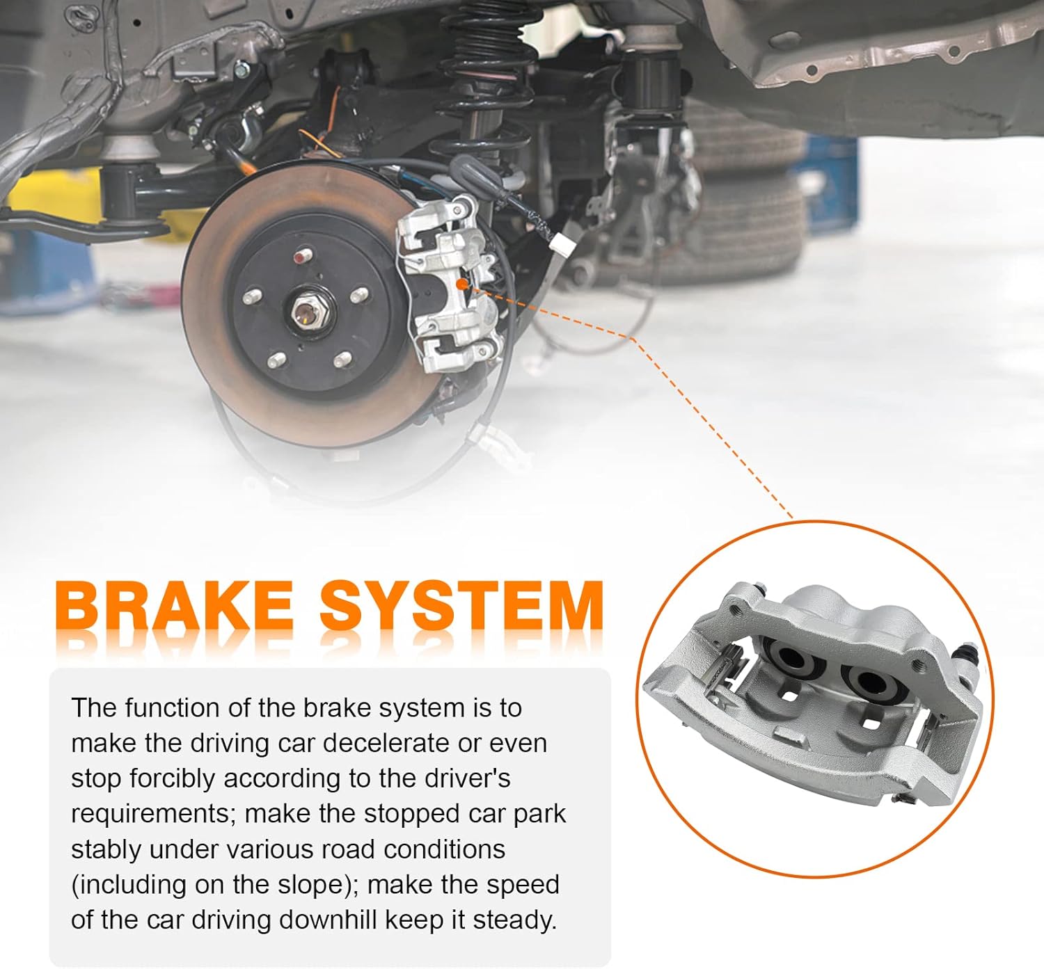 DRIVESTAR 18B4894 18B4895 Rear Brake Calipers, fit 2006-2008 for Dodge Ram 1500/2003-2008 for Ram 2500/2003-2008 for Ram 3500