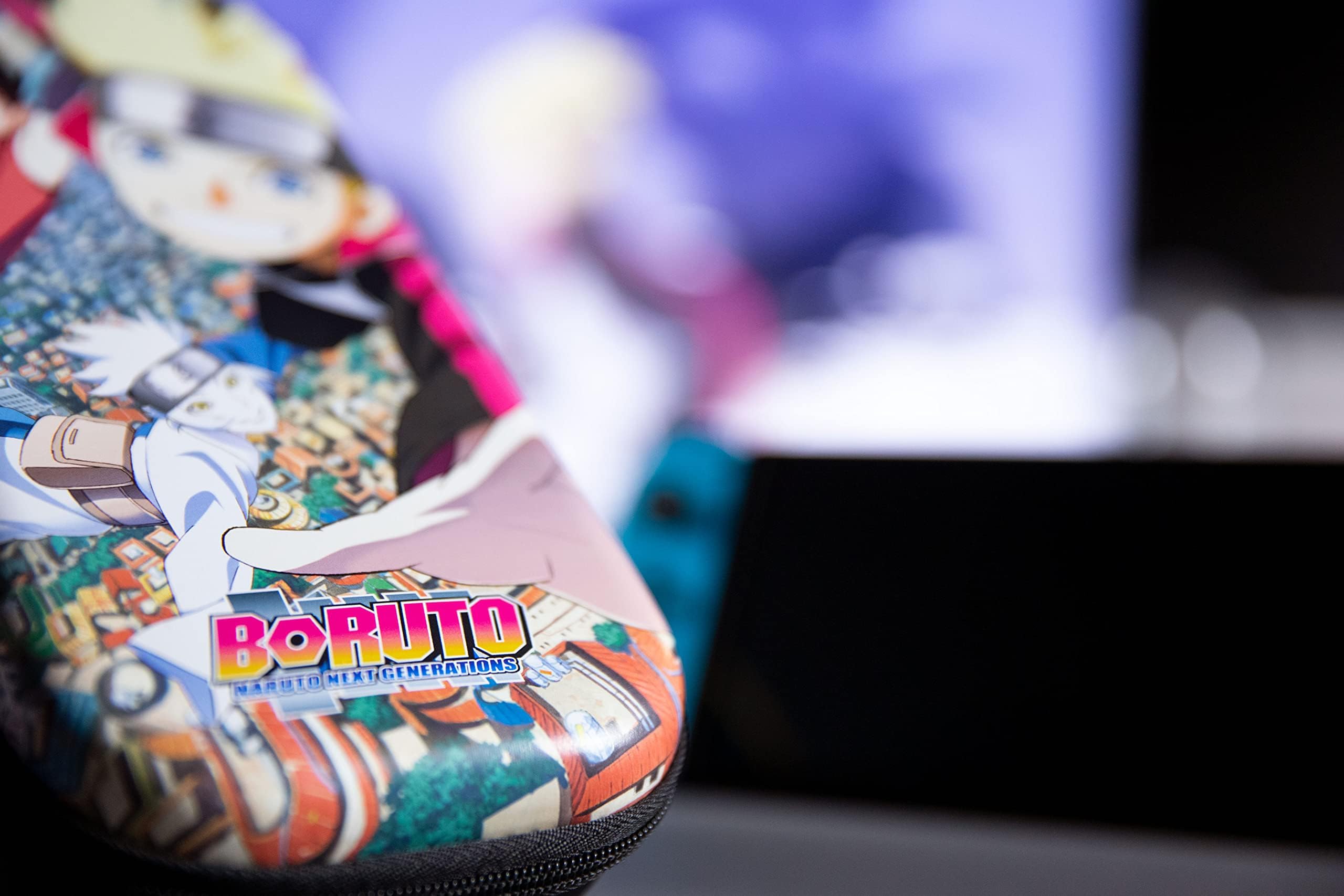 Konix My Hero Academia Funda de protección y Transporte para Nintendo Switch, Switch Lite y Switch OLED - 8 Juegos - Diseño My Hero Academia - Negro — view 40