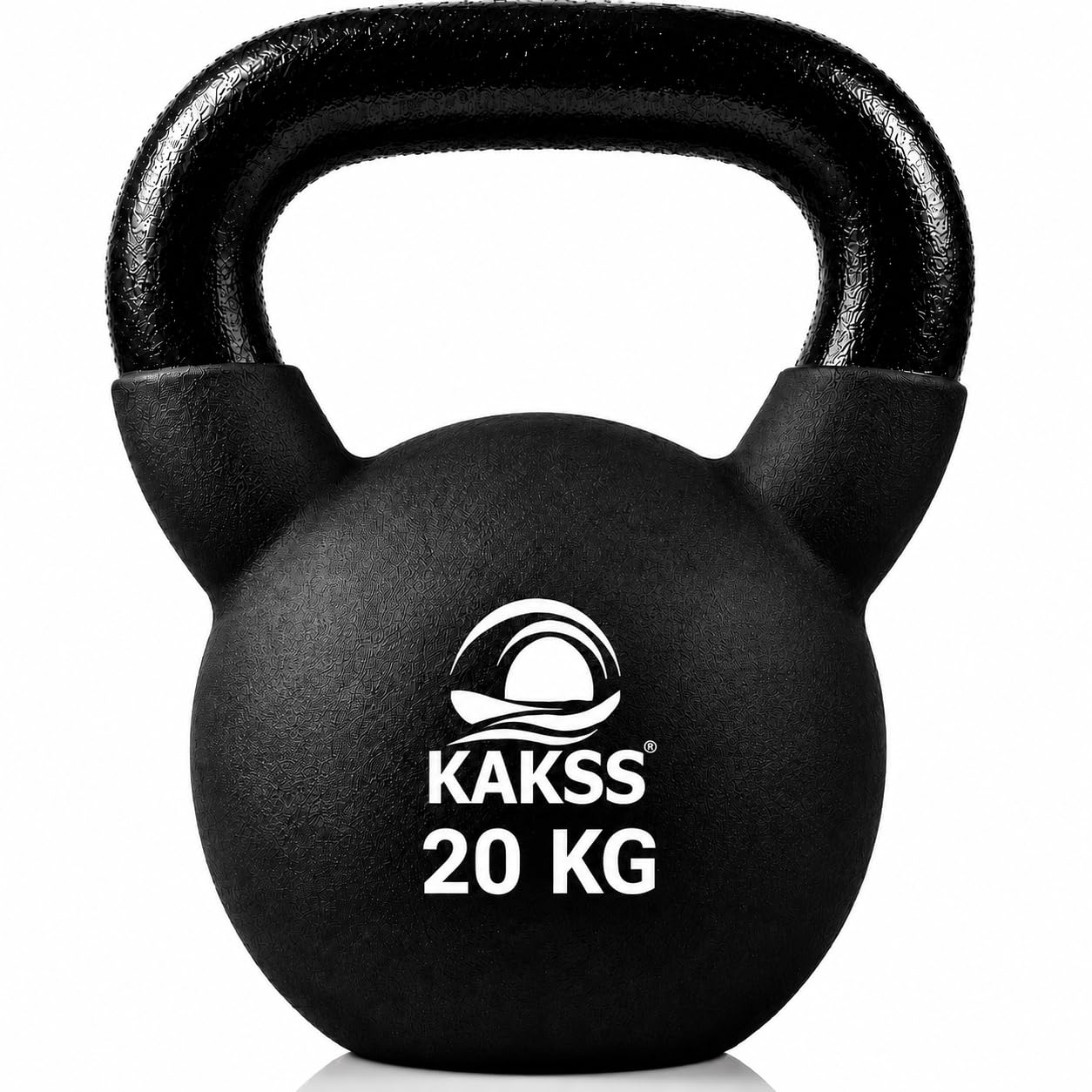 Kakss Half Coating Neoprene Kettlebell (Black, 20 KG) (Proudly Made in India)-image-12