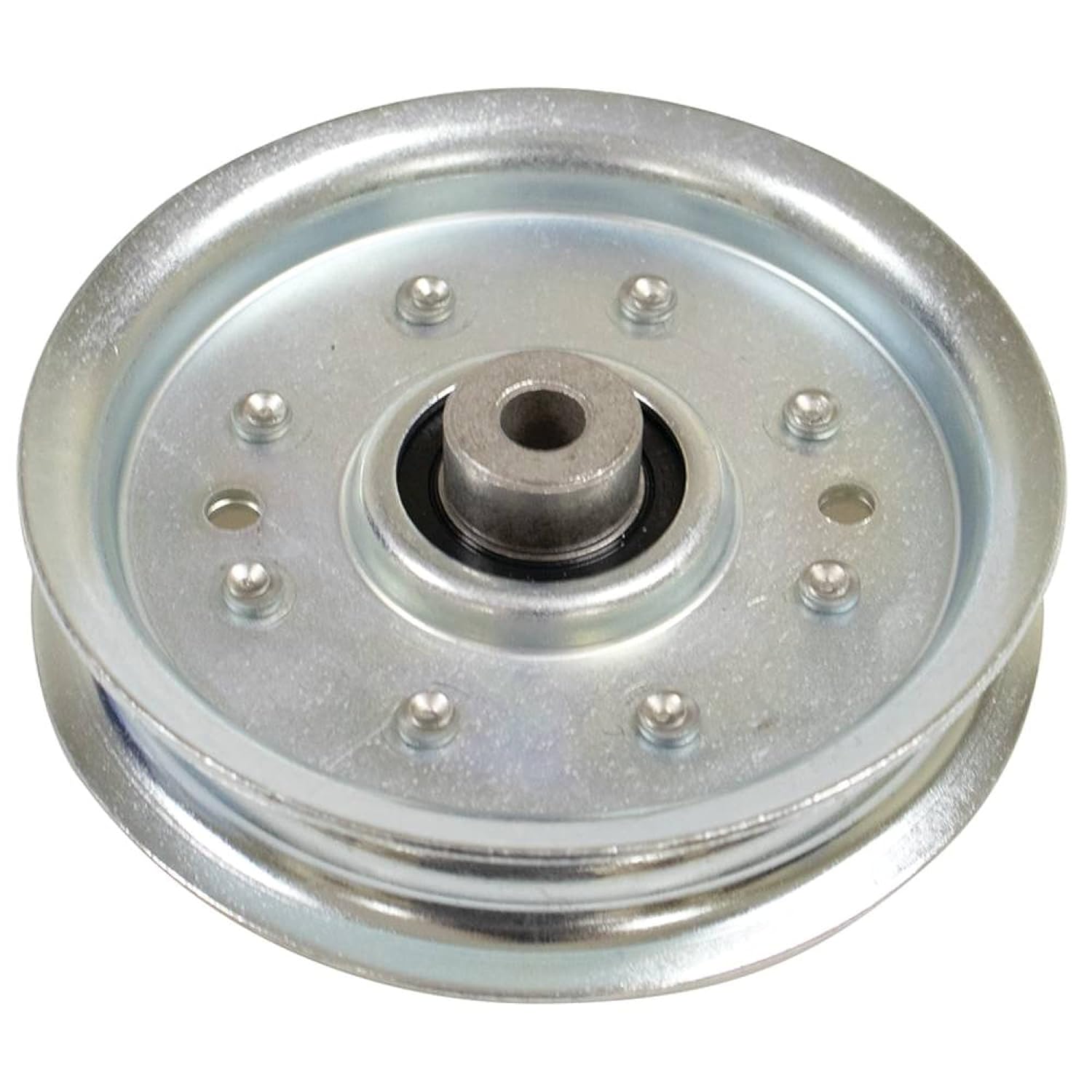 Stens 280-638 Heavy-Duty Flat Idler, Husqvarna 532102403, 0.375" ID, 4.625" Width,Silver