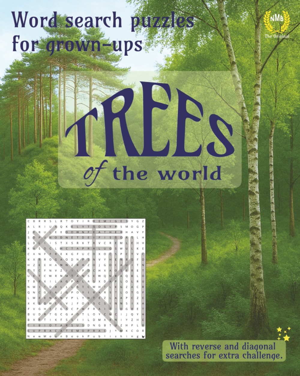 Trees of the world by country: Word search puzzles for grown-ups (Natural World word search puzzle books for adults)