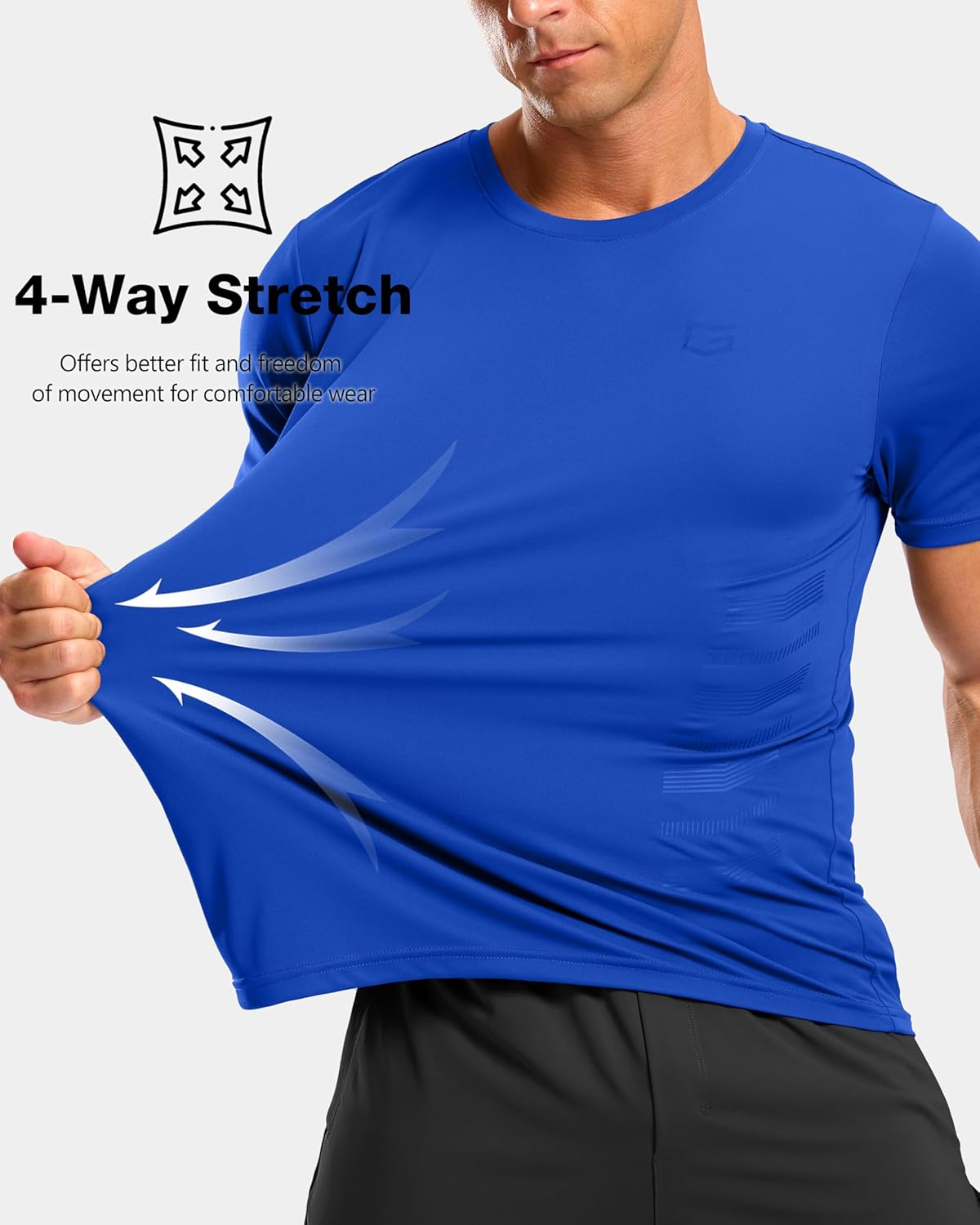 G Gradual Men's Workout Shirts Quick Dry Athletic Running T-Shirts Lightweight Moisture Wicking Short Sleeve Sports Gym Tops - Image 6