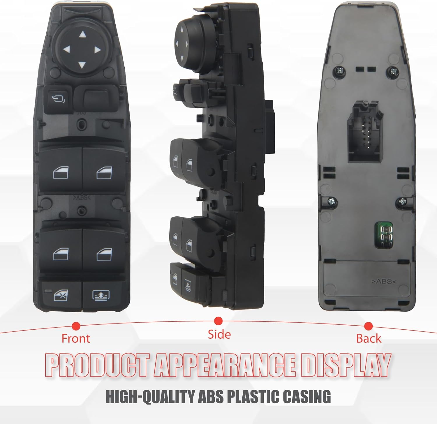 61319362112 Master Power Window Switch Compatible with 320i 320i xDrive 328d xDrive 328i 328i xDrive 335i 335i xDrive ActiveHybrid 3 M3