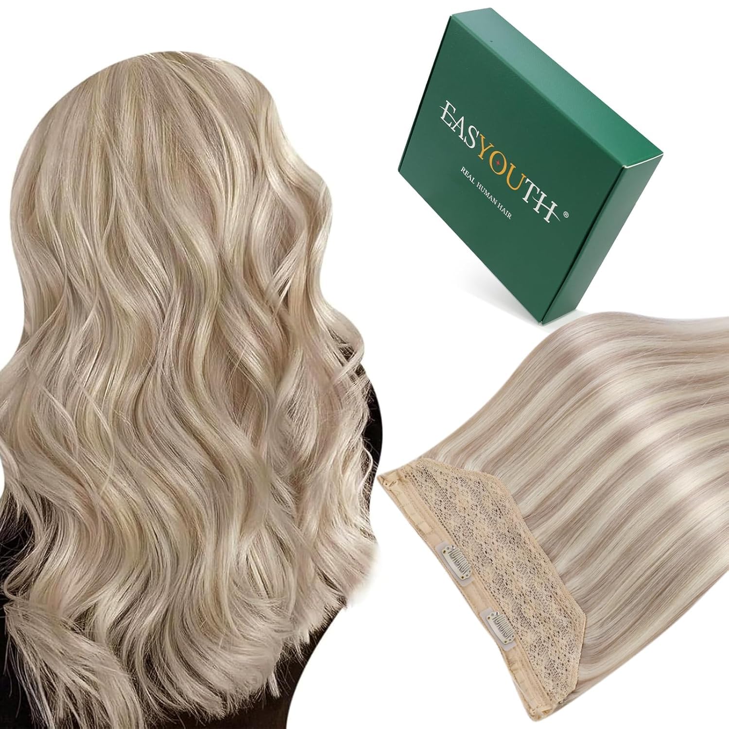Easyouth Extension Echthaar Weiche Textur Extensions Remy Haar