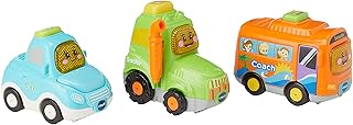 VTech Toot-Toot Drivers Everyday Vehicle Pack, Toy Kids Car Set for Imaginative Play, Cute Car Sets for Boys and Girls, Musical Toys for Pretend Play, Roleplay Cars for Kids Aged 1, 2, 3, 4, 5 Years+