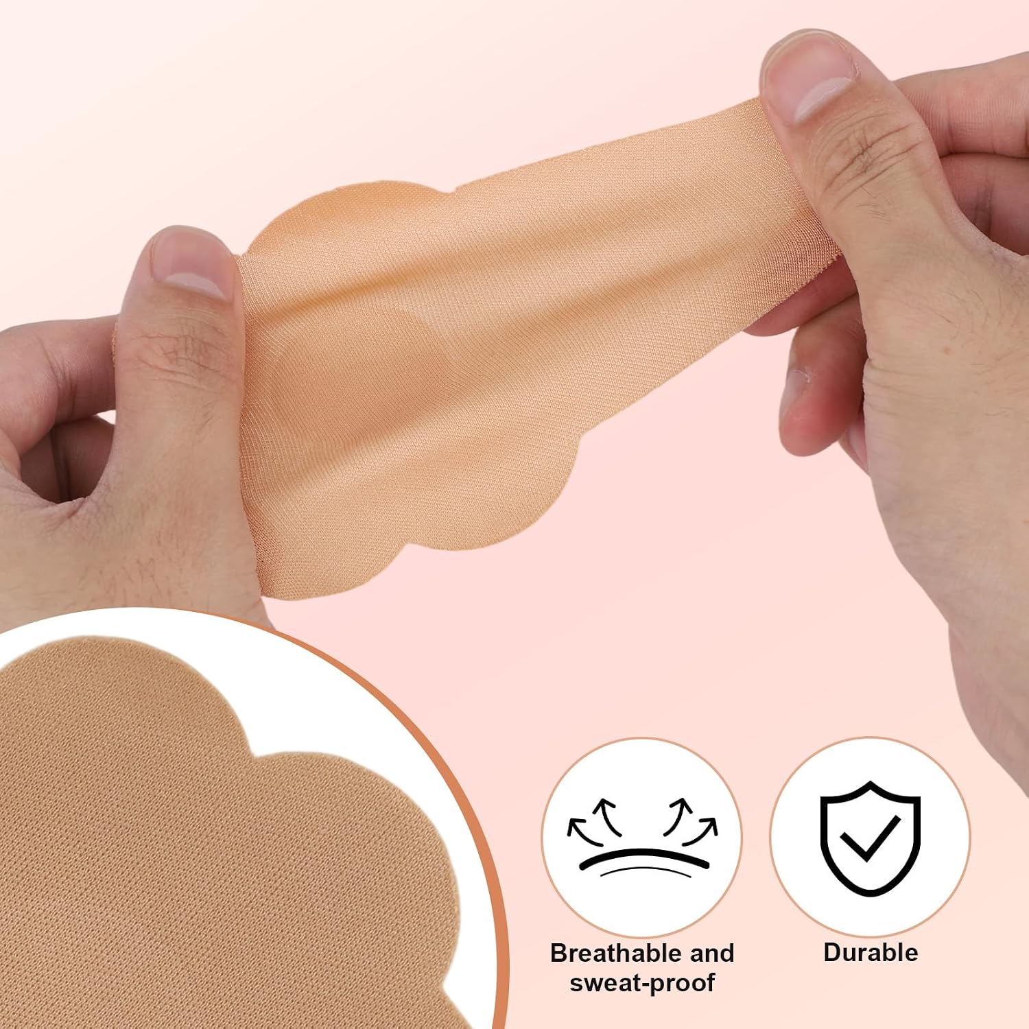 18pcs Invisible Breast Tapes, 3 Styles Breathable Boob Stickers Breast Lift Tapes Bra Nipple Covers Strapless Dress Accessory for Women A-G Cup