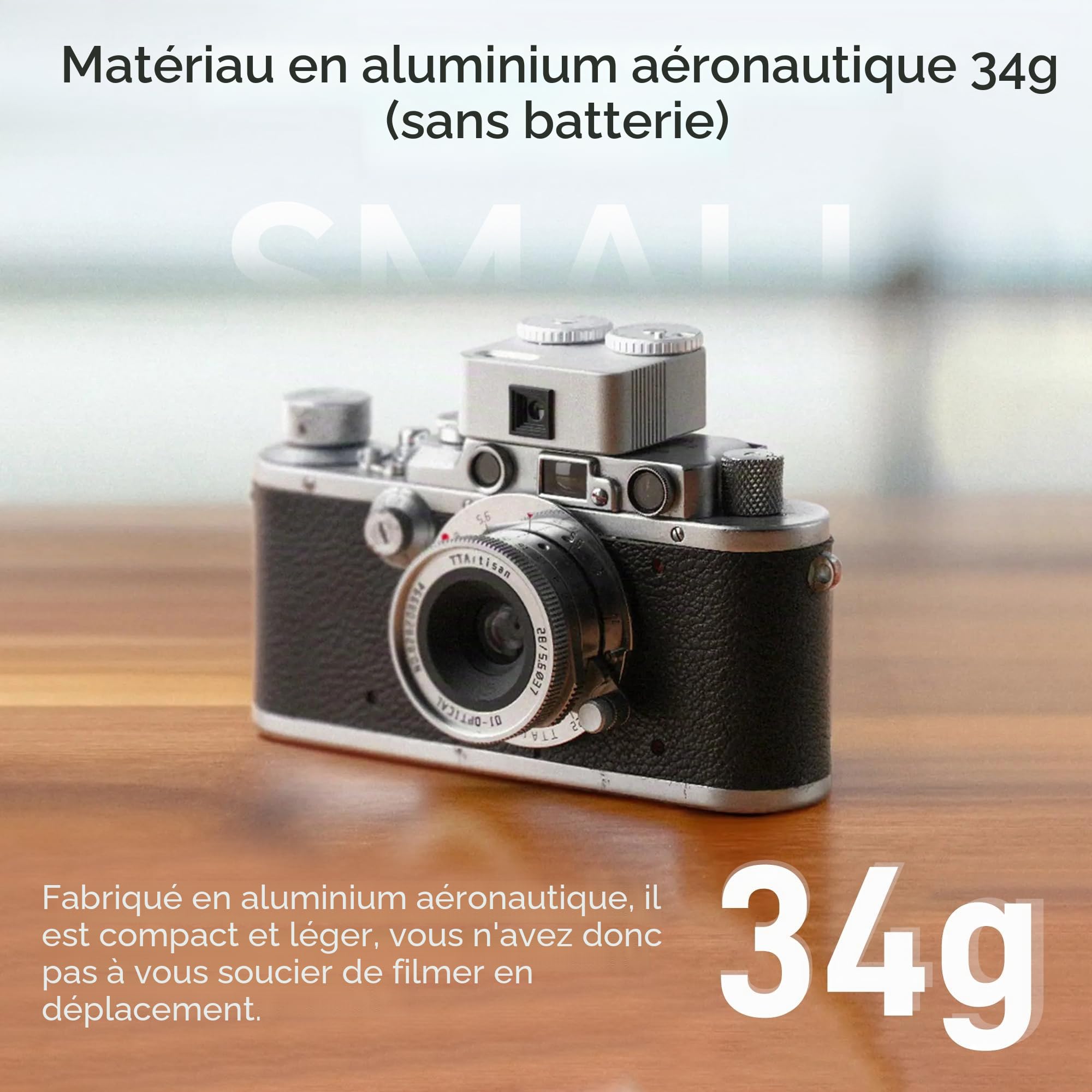 TTArtisan Light Meter II Génération Upgrade Compteur de lumière à Deux Cadrans pour la Photographie avec Monture à Sabot Froid Compatible avec Divers appareils Photo (Aluminium Noir)
