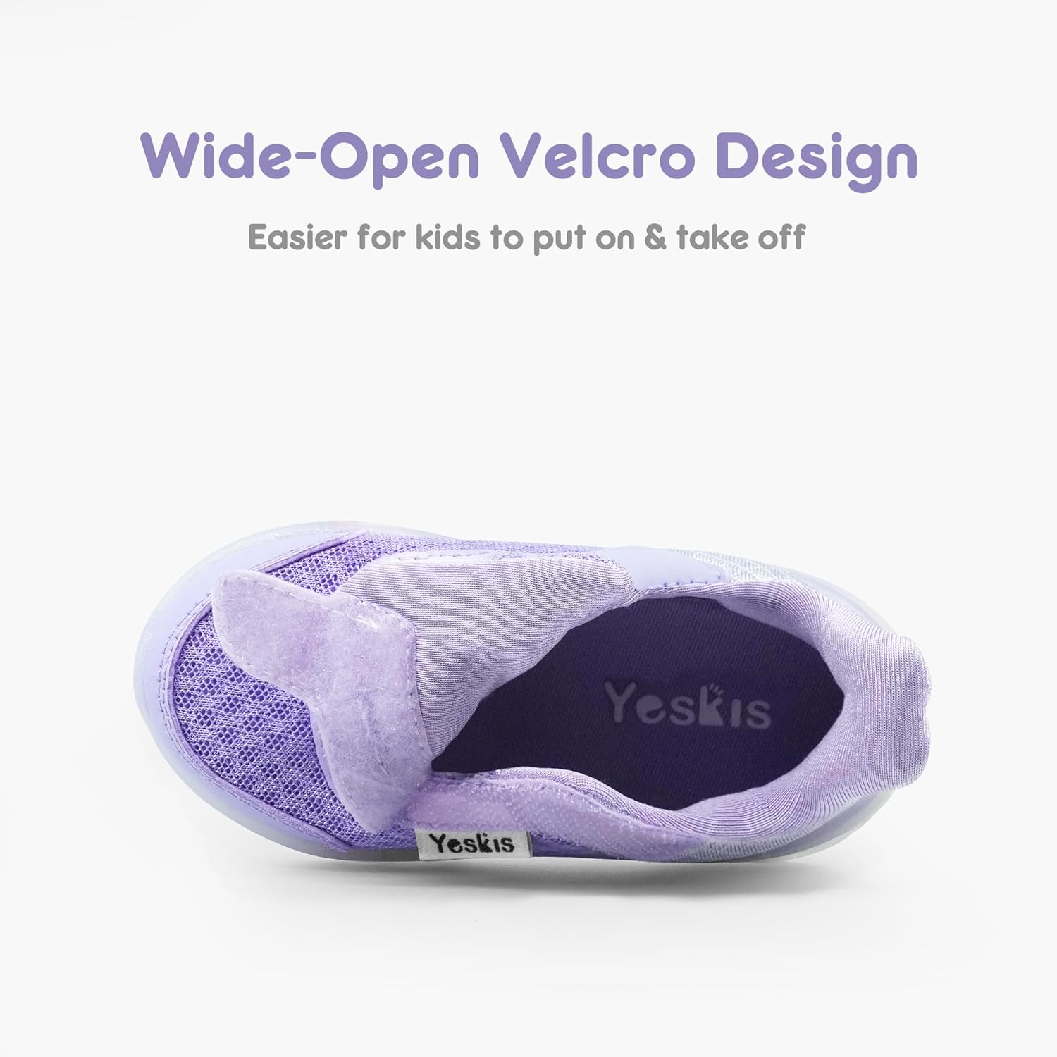 YESKIS Toddler Light Up Shoes Boys Girls Lightweight Breathable Mesh Non-Slip Running Sneakers for Toddler and Little Kid - Image 3