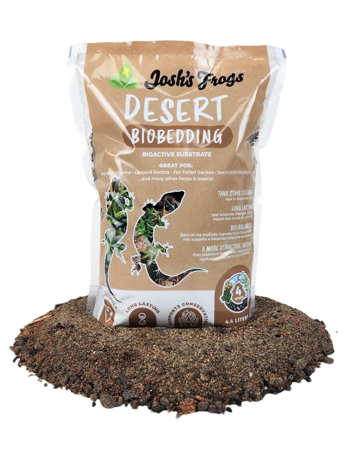 Josh's Frogs BioBedding Desert Bioactive Substrate (4 Quart)
