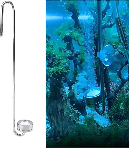 Miniatura 4 de Zerone Difusor de CO2, difusor de dióxido de carbono de acero inoxidable, suministros de peces, equipo de acuario (L (11.811 in))
