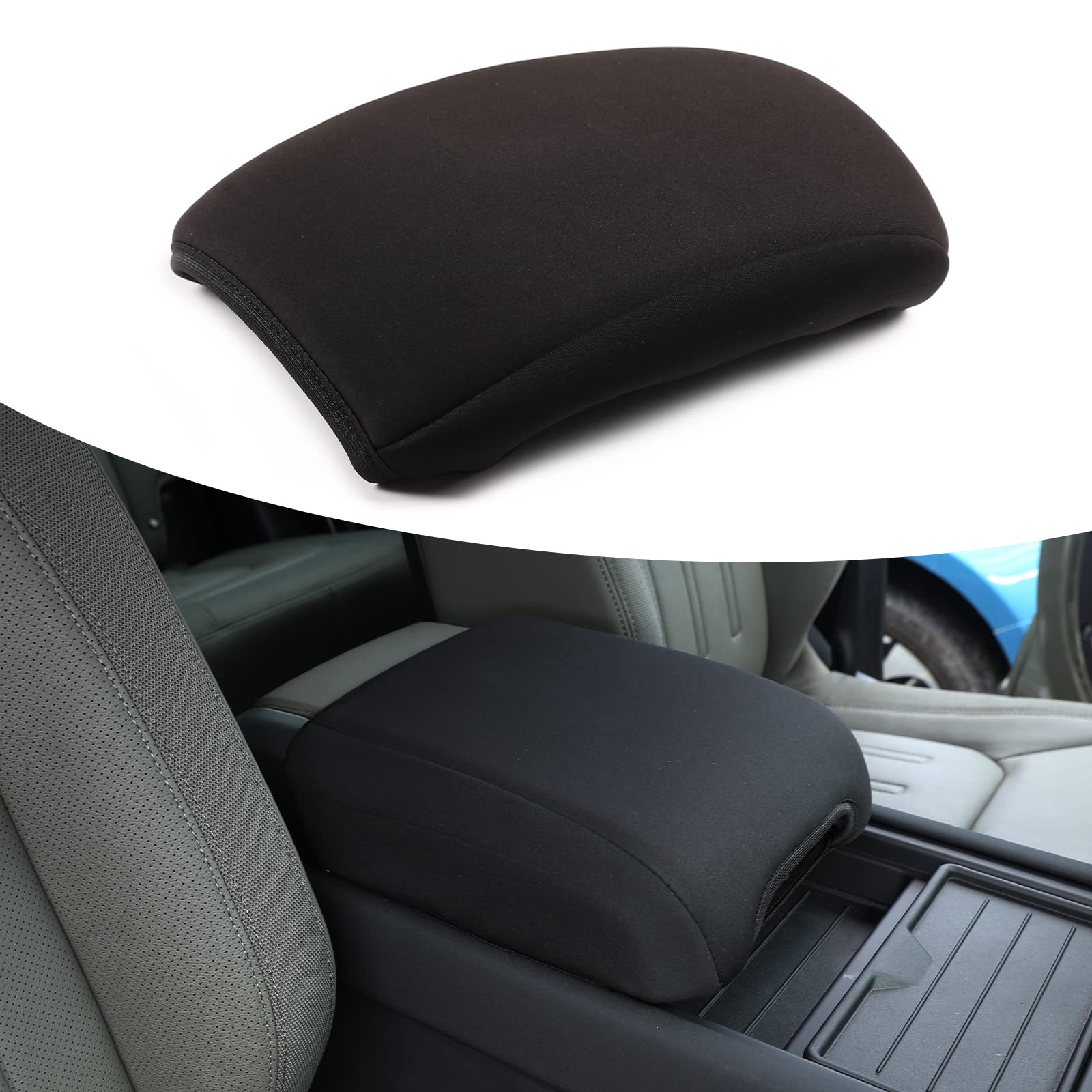 For LR Defender 110 130 2020 Cloth Black Seat Center Armrest Box Protective Cover Car Interior Accessories