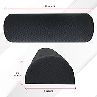 Vista 9 de Almohada para la cabeza + almohada de piernas + funda lavable Almohada curvada de espuma viscoelástica con soporte para cuello y espalda
