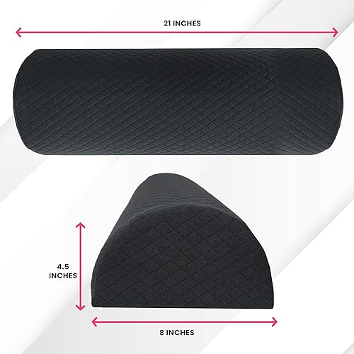 Miniatura 4 de Almohada para la cabeza + almohada de piernas + funda de cama de pestañas  Almohada curvada de espuma viscoelástica con soporte para cuello y