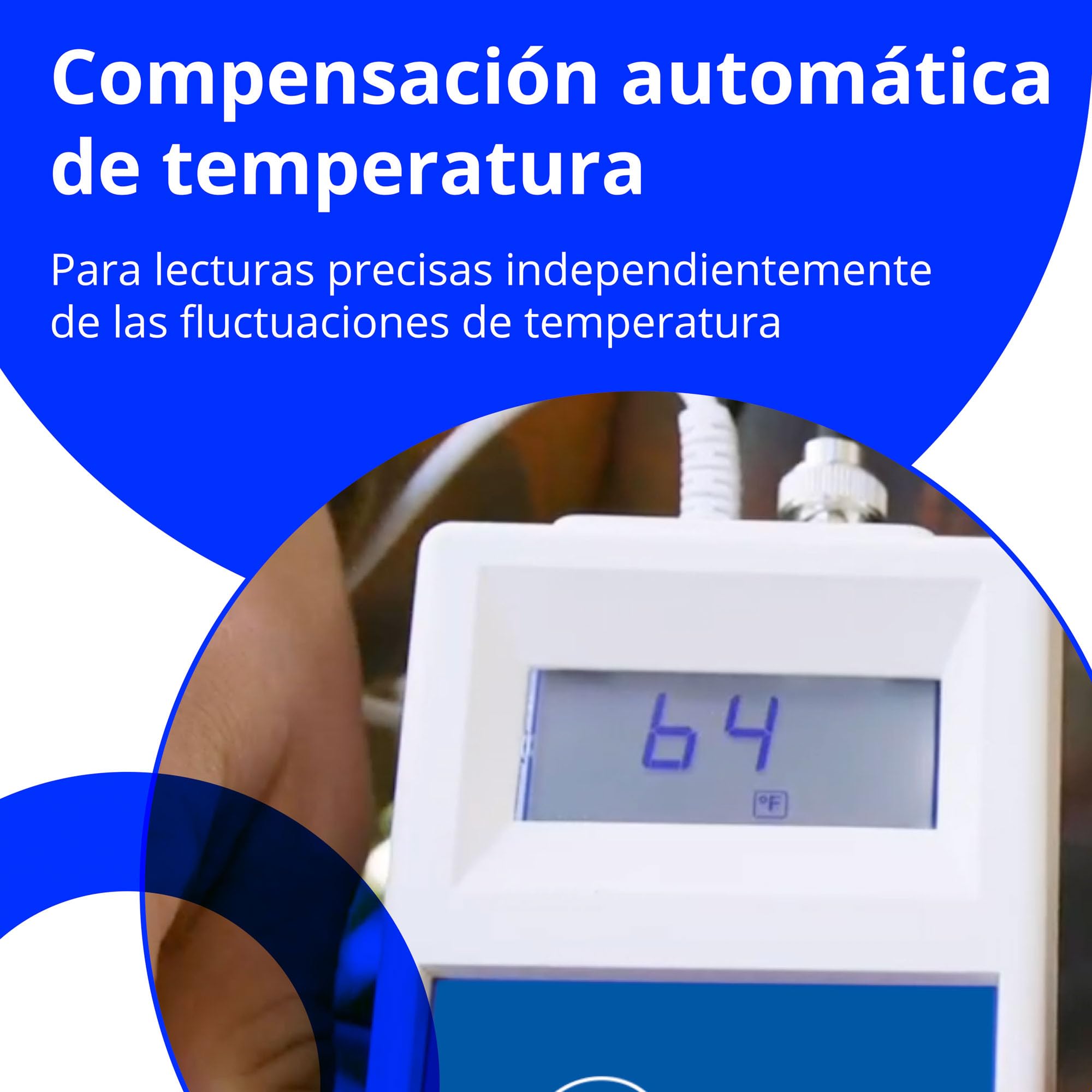 Bluelab METCOMPLUS Combo Meter Plus - Medidor de plantas y agua para probar pH, temperatura y EC (TDS) directamente en el suelo, sistema hidropónico, caja de cultivo al aire libre y jardín interior